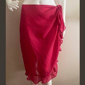 Dotti Pink Cover Up Swim Skirt
